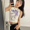 Débardeurs pour femmes Camis Karrram Y2k Esthétique Débardeurs 00s Grunge Fairycore Imprimer Crop Tops Mode coréenne Kaii Tops Harajuku E-girls Cute Tanktop Y2302