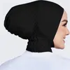 Etnische kleding zachte modale binnenkajab caps moslim stretch tulband cap islamitische onderstreping hoed vrouwelijke hoofdband turbante mujer 2023