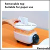 Tissue Boxes Napkins Sheep Shaped Box Home Decoration Accessories Mtifunctional Storage Nontoxic Pp Material Drop Delivery Garden Dhvma