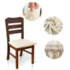 Chair Covers 1/2/4/6pcs Dining Spandex Seat Cover Removable Cushion Slipcovers For El Banquet Living Room Decor