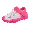 Atletische schoenen Kinder Kindersport Zomer 2023 Jongens Baotou Hollow Out Casual Shoe Kid's Soft Bottom Leisure Beach of the Girls