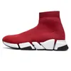 Designer balenciagas strumpor Fritidsskor män herr kvinna glänsande stickad hastighet 2.0 1.0 tränare löpare sneaker socka sko mästare präglade dam Sneakers speeds tossor