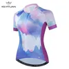 Vestes de course été femmes cyclisme maillot à manches courtes dame vêtements mode loisirs robe vélo Cycle chemise respirant séchage rapide