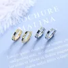 Kolczyki obręcze Lutaku złote srebrne koło dla kobiet dziewczęta moda koreańska biżuteria mała huggie kolczyka oorbellen prezenty