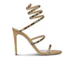 Luxury design Perfect Summer women Sandal high heels rene-c CLEO Crystal Sandals Strappy High Stiletto Heels stud Jewel Sandals party shoes