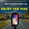 Panniers Cycling Bicycle Bike Head Tube Handlebar Cell Mobile Bag Holder Screen Phone Mount Bags Case For 6.5in 0201