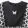 Mädchen Neue Kinder Teen Mädchen Kleider Muster Kinder Baumwolle Kleidung 2022 Sommer Kleid Schmetterling Mode Kleidung #6302 0131