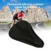 Sadder Universal Bicycle Mountain Bike Silica Comfort Seat Tjockning Sadel Gel Pad Cushion Cover 0131