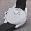 Plastmånen Mens tittar på Full Function Quarz Chronograph Watch Mission till Mercury 42mm Luxury Watch Limited Edition Master Wristwatches Rubber Rems OMO01