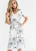 Sukienki imprezowe 2023 Moda damska letnia bohemian styl swobodny długi Maxi Evening Beach Print Dress Sundress