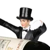 Tabletop Wine Racks Creative Home Decor Magical Holder Magician Figurine Table Ornament Resin Handmade Colored European 230131