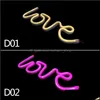 Party Decoration 34Cm Love Fairy Lights Glow Letter Shape Led Ornaments For Wedding Birthday Decorations Valentine Girl Girlfriend D Dhv6J