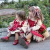 Sukienki dla dziewczynki sukienka dla dziewczyn dla dzieci jesienna długie rękaw navidad sukienka ślubna dziewczyna suknia balowa lolita dziewczyna księżniczka