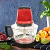 Meat Grinders 3L Powerful Spice Garlic Vegetable Chopper Electric Automatic Mincing Machine Household Food Processor 230201