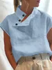 Chemisiers pour femmes Chemises Celmia Femmes Blouses Mode Blusas Mujer Élégant Coton Lin Chemise Blanche D'été Casual Chic Tunique Tops Vêtements Surdimensionnés 230131