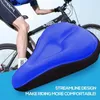 s Covers 3D Silicone Gel Pad Soft Thick Cycling Cushion Thickened Mountain Bike Saddle Seat Bicycle Parts 0131