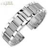 Solid 316L in acciaio inossidabile in acciaio inossidabile argento 18mm 20mm 21mm 22mm 23mm 24mm da orologio in metallo orologi da polso per orologi da polso utensile bracciale 29973469177