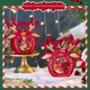 Dekoracje świąteczne torby na cukierki jabłkowe świąteczny prezent na jelenie DIY TOCKAJ