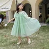 Fille es été nouveau 2022 filles maille princesse enfants Style coréen vêtements à la mode enfants mignon robe #6924 0131