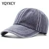 Kogelcaps cap gewassen denim snapback hoeden herfst zomer mannen dames honkbal cap streep casquette hockey trucker caps casual gorras nieuwe g230201