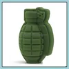 Glassverktyg 3D Grenade Shape Cube Mold Creative Maker Party Drinks Sile Trays Molds Kitchen Bar Tool Mens Gift Drop Delivery Hom OTK4O