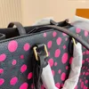 TOTES alışveriş çantası çapraz çanta kadın çanta çantası sonsuz nokta baskısı düz büyük kapasiteli cep deri düz donanım 339f