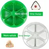 Sushi Tools 6 Grids DIY Mold Onigiri Rice Ball Food Press Triangular Maker Kit Japanese Kitchen Bento Accessories 230201