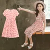 Mädchen 2022 Sommer Mode Dot Kinder Niedliche Prinzessin für Teenager Neue Ankunft Baby Mädchen Elegante Kleider #8519 0131