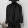 Men's Jackets Spring Large Black Fashion Trend Niche Design Youth Ruffian Handsome Loose Jacket Short CoatMen's