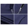 Men's Hoodies Fashion Men's Cotton Casual Customizable Couple Sweatshirts Mens/Womens Top Zipper Solid Color Hoodie Sweatshirt