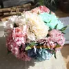 装飾的な花5pcs 8colors wholesale 5 Peony Flower Heads Bouquet Silk for Home Office Holiday Decoration GF13823