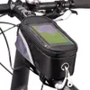 Fietstassen waterdicht frame voor bovenste buis s fietsen touchscreen case voor mobiele telefoon MTB Moutain Road Bike Bag 0201