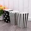 Present Wrap Popcorn Containers Party Candy Cardboard Bar Paper Holder Boxes Treat Stripe Box Supplies Bulk Buckets Machine Bowls Container
