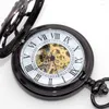 Montres de poche Top marque rétro Steampunk sculpture creuse chaîne Fob mécanique avec cadeau Drop PJX1364