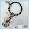 Вечеринка для браслета кожаные кисточки из кожа Bangle Braclet Bracelet Bealte Ring Rlilly Inspired Chain Sunflower Leopard Keyring для Otgny