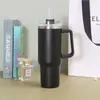 40-Unzen-Becher mit Logo-Griff, isolierte Becher, Edelstahl-Kaffee-Thermobecher, Outdoor-Wasserflasche, schnelle Lieferung