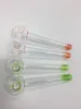 Beutiful Multi Color Pyrex Glass Oil Burner Pipe Ball Hand Spoon Pipe Straight Tube Glass Pipe 4 Inch Mini Tobacco Smoking Pipes