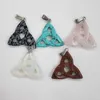 Colares pendentes por atacado 8pcs/lote moda de alta qualidade stones naturais mixados triangular oco pingentes para jóias que tornam grátis