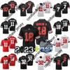 2023 Playoff Peach Bowl Ohio State Buckeyes Football Jersey College C.J. Stroud Henderson Jaxon Smith-Njigba Marvin Harrison Jr. TUIMOLOAU