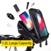 Panniers s Waterproof Bicycle Holder Case New Cycling Motocycle Mount 6.9in Mobile Phone Stand Bag Handlebar MTB Bike Accessories 0201