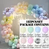 Другое мероприятие поставлено 182pcs Pastel Pink Macaron Color Balloon Garland Matth