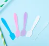 500pcs/lot Quality Cosmetic Spatula Disposable Scoop Makeup Spoon Mask Cream Spoons Eye Stick Make Up Face Beauty DIY Tool Kits