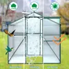 Garden planting prefab winter pc sheet greenhouse Kraflo luxury small robust polycarbonate plastic green house walk in