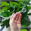 Pipes à fumer Brûleur à mazout Pipe à tabac en verre 20 cm de long tubes épais 7,9 pouces Clear Pyrex Nail Tips Eau pour Bong Dab Rig Bubble Tran Dhrpj