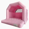 Customized Pink trampoline bounce house inflatable bouncer castle wedding jumping jumper bouncing party center for sale