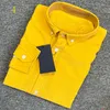 Мужские повседневные рубашки мужская рубашка с длинным рукавом высококачественная одежда 100 Хлопковая повседневная мода в стиле моды H962 Corduroy 23 цвета 230201