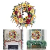 Dekorative Blumen Türfrontkranz Künstliche Girlande Thanksgiving Day Blumenstrauß Seidenblume für Herbst Winter Indoor Outdoor Hochzeit Wand