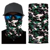 Bezszwowy szalik Magic Scarf Camo Half Face Mask Bandana Szyja cieplejszy opaska na głowę Maska jazdy na rowerach TT0201