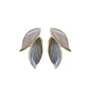 Stud Fashion Jewelry S925 Sier Post ￶rh￤ngen Simple Leaves Drop Delivery DHH4S