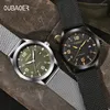 Orologi da polso Orologi da uomo Orologio automatico Meccanico Army Green Uomo Impermeabile Data Acciaio Uomo Cinturino in maglia Orologio da polso maschileOrologi da polso Bert22